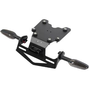 Tail Tidy Kit for TENERE 700/XTZ700 2019-2025. Fender Eliminator Kit equipped License Plate Holder, License Plate Light, PLUG&PLAY Turn Signal Lights (Smoke)