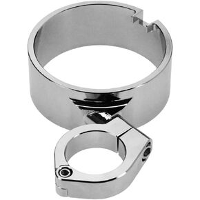 Motorcycle Speedometer Relocation Bracket 39MM Side Mount Odometer Mounting Bracket Fit for Harley Dyna 1993-2005 Sportster XL883 X1200 1993-2023 Chrome