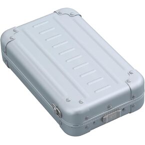 علبة Aluminium Crossbody العمودية - المدمجة على حقيبة الكتف للسفر - حقيبة الحزام العصري (Onyx)