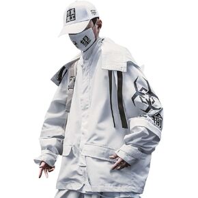 Niepce Inc اليابانية streetwear zip up stindbreaker السترات للرجال