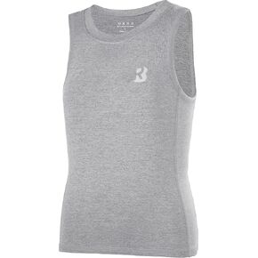 Roadbox Boys Compression Tank Tops, Tagless Soft Athletic Undershirts, Quick Dry Sleeveless Base Layer Shirt for Kids Youth