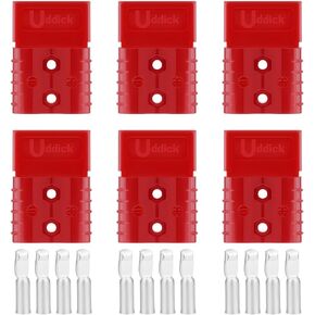 6pcs 120a بطارية كابل البطارية Quick Connect/Disconnect Concector مجموعة موصل للسيارة