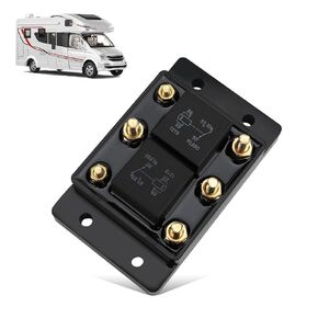 80A 12V Relay Module,Relay for Tarp or Winch Motor, IP67 Water 6 Terminal Forward Reverse Relay for Car RV Yacht with Protections Cover for Marine Use