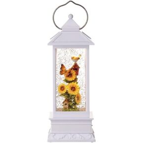 Sunflower & Butterfly Light Up Garden Scene Spring & Summer Water Lantern