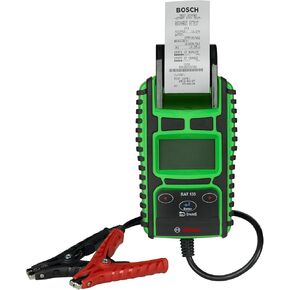 Bosch 1699200244 BAT 135 بطارية وشحن نظام الشحن مع طابعة متكاملة ، المشابك القابلة للفصل ، وحالة التخزين لبطاريات 6V و 12V وأنظمة شحن 12V و 24V و 24V