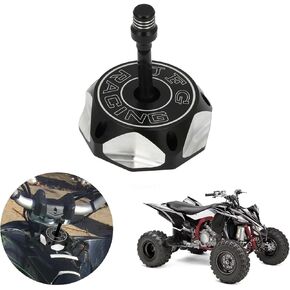JFG RACING ATV Gas Cap Fuel Tank Cap CNC for Big Bear 400 350 Grizzly 660/600/450/350 Kodiak 400 450 YFZ 450 Bayou 220 250 300 400 Banshee350 Warrior Wolverine 450/350 Raptor Blaster200 ATV Black