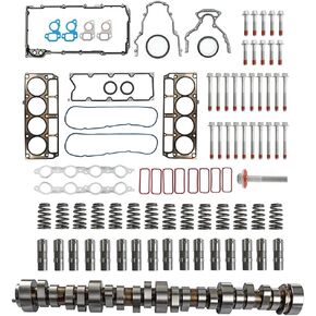 5.3 Sloppy Mechanics Stage 2 Camshaft Cam LS7 Lifter fit for LS L92 L99 Sloppy Head Gaskets Bolts Kit for LS LS1 1997-2007 5.3L 5.7L V8 E1840P