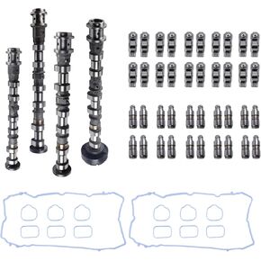 Camshafts Rocker Arms Lifters Kit for 2011-2016 Chrysler 300 for Dodge Durango for Jeep Wrangler for Ram 1500, 3.6L V6 Pentastar Engine, OE Replacement Parts 5184377AG 5184380AG