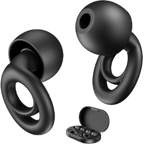 Link Dream Ear Plugs for Sleeping Love Silicon Silicon Silics 6 قطع مع حالة تخزين 26 ديسيبل
