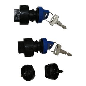 New 2 PCS Ignition Switch with Keys Compatible with Holland Boomer 3045 2035 3040 20303050 T & TC Series Tractors T2210 T2220 TC29DA TC31DA TC33DA TC34DA TC40A TC40DA TC45A TC45DA 86405634