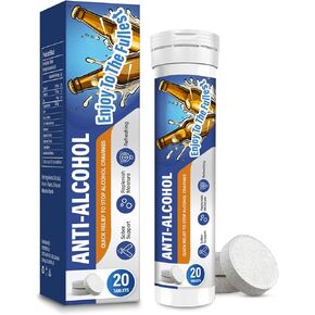 TRIXES Anti Alcohol Craving Supplement, Stop Alcohol Cravings, Quick Relief & Liver Protection, Anti Alcohol Supplement with Morning Recovery Boost
