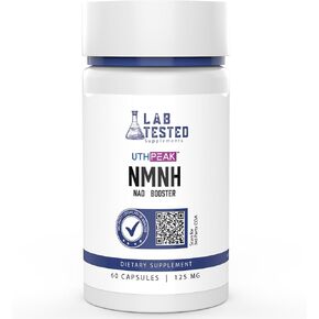 NMNH (UTHPEAK) - NAD Booster - Dihydronicotinamide أحادي النوكليوتيد - COA الطرف الثالث المقدم - 250 ملغ لكل وجبة - 60 125 ملغ كبسولات