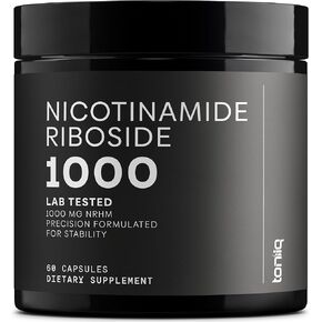 Nicotinamide Riboside 1000 mg – High-Potency NR Supplement & NAD Supplement – Stabilized NRHM Formula - 60 Vegan Capsules – Third-Party Tested