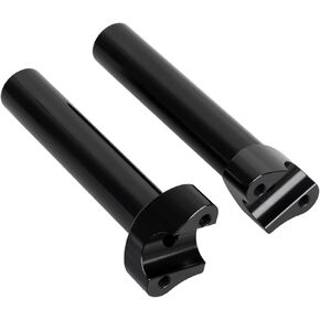 6 inch Straight Handlebar Risers Tall Handle Bar Riser Extension Fit for Harley 1" Bar Sportster XL 883 1200 Street bob Softail Dyna, Black