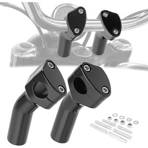1 "Riser Universal Motorcycle Handlebar Riser ، 4" زيادة في ارتفاع دراجة نارية من الملحقات المقود مناسبة لهارلي دينا ، Softa ، هوندا ، كاواساكي فولكان ، سوزوكي ياماها رود ستار/V-Star/Warrior