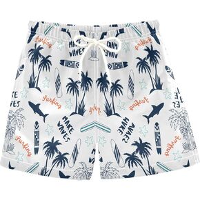 visesunny Boys Swim Trunks Quick Dry Boys Swimsuit Beach Board Shorts Toddler Bathing Suit Kids Youth Teen