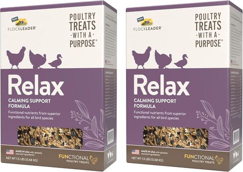 Relax, Functional Poultry Treats for Calming Support, 1.5 lb in Kuwait