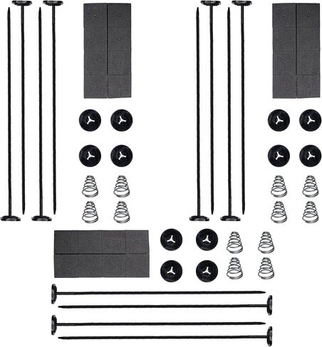Fan Mounting Kit, Radiator Fan Zip Ties Clips Mounting Kit, Electric Mount Hold Down for Cooling Fan Transmission Cooler Radiator Fan Kit for Universal Car Vehicle in Saudi Arabia