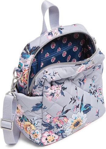 Vera Bradley Performance Twill القابلة للتحويل على ظهر ظهر صغير ، باقة باريسية in Kuwait
