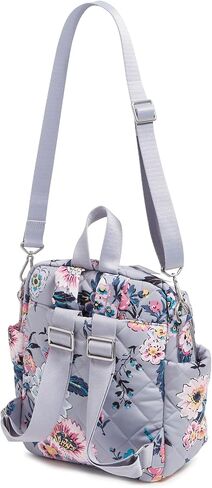Vera Bradley Performance Twill القابلة للتحويل على ظهر ظهر صغير ، باقة باريسية in Kuwait