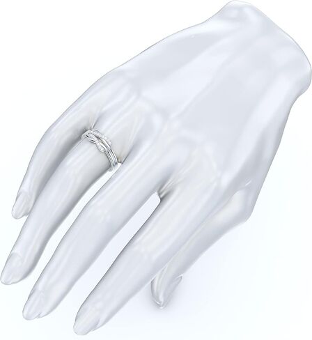 10K White Gold Tie The Love Knot Simulated Diamond or Genuine Moissanite Intertwined Ring Promise Ring in Saudi Arabia