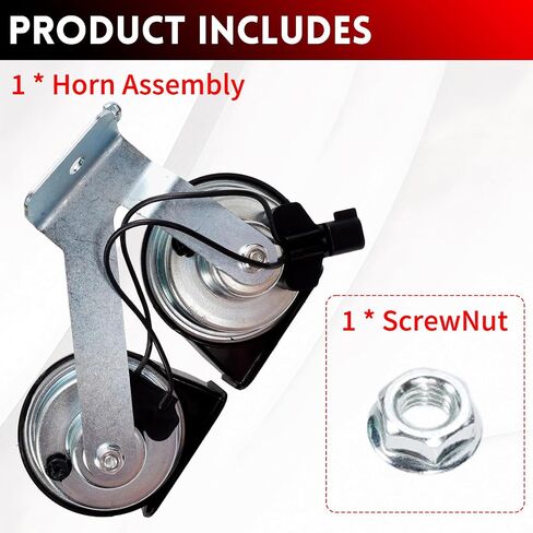 Low Pitch Horn Assembly firs for Ford Focus/Lincoln/Mercury 1995-2005,Replaces#2W7Z-13800-BA in Saudi Arabia