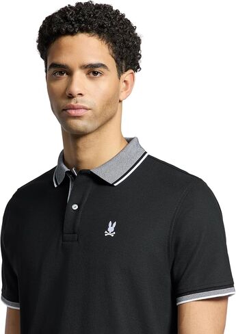 Psycho Bunny Evandale Oxford Collar Pique Polo in Kuwait