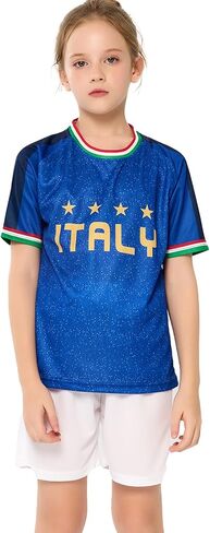 Soccer Jerseys for Kids Boys & Girls,Youth Soccer Jersey Practice Outfits Football Training Uniforms Set 4-16Y in Saudi Arabia