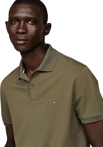 Tommy Hilfiger Men Sleve Short Dri Polo Drtts في ملاءمة منتظمة مع فتل الرطوبة وتمتد in Kuwait