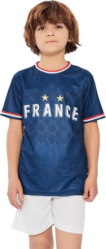 قمصان كرة القدم للأطفال الأولاد والبنات ، شباب كرة القدم ، يمارس ملابس التدريب على التدريب على كرة القدم. in Kuwait