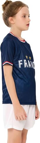 قمصان كرة القدم للأطفال الأولاد والبنات ، شباب كرة القدم ، يمارس ملابس التدريب على التدريب على كرة القدم. in Kuwait