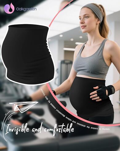 4 pack Maternity Belly Bands Pregnancy Postpartum Shirts Pants Extender Support Stretch Belt for Pregnant Women in Kuwait