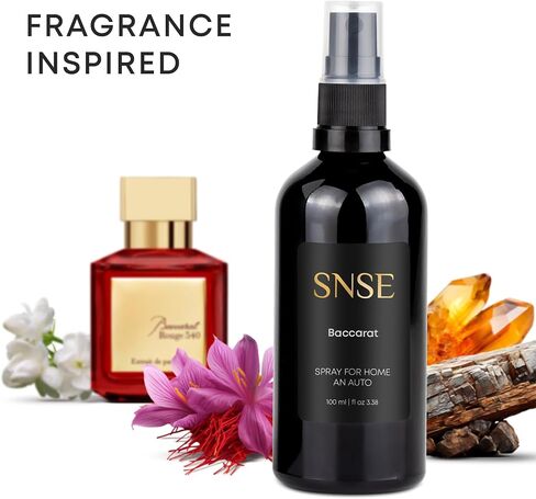 SNSE Baccarat Spray for Home and Auto | 3.38 oz | Scent Spray for Home, Textiles, Linens, Auto in Saudi Arabia