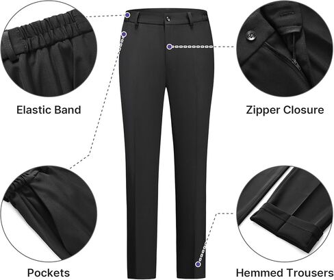 Women's Suiting Pants Suits for Women Dressy Double-Breasted Blazer Business Casual Outfits in Saudi Arabia