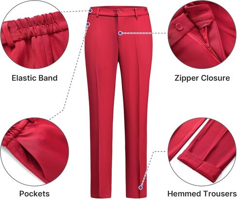 Women's Suiting Pants Suits for Women Dressy Double-Breasted Blazer Business Casual Outfits in Saudi Arabia