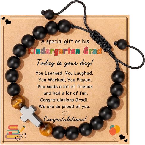 JoycuFF Best 2025 Kindergarten Graduation Gifts for Girls Her, Cute Heart Cross Bracelet Gifts for Girl, Graduation Gifts for Students Daughter Niece Granddaughter in Saudi Arabia