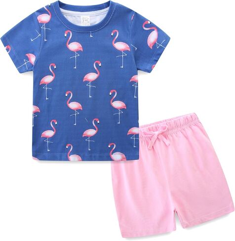 Toddler Boy Summer Clothes Kids Baby Cotton Outfits T-Shirt Shorts Set 1-7 Years in Saudi Arabia