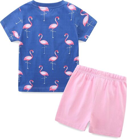 Toddler Boy Summer Clothes Kids Baby Cotton Outfits T-Shirt Shorts Set 1-7 Years in Saudi Arabia