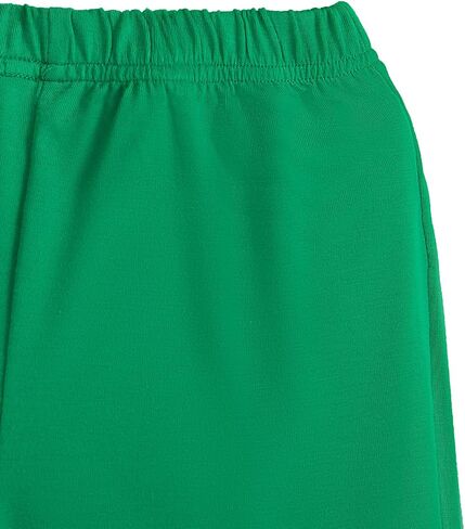Boy's Letter Graphic Short Sleeve Tee Shirt and Elastic Waist Shorts Set 2 Piece Outfit 2-7T in Kuwait