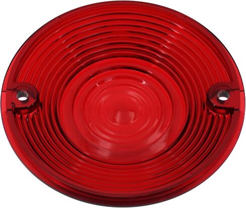 HDBUBALUS Flat Turn Signal Light Red Lens Cover 3.25" Fit For Harley Touring Road King Electra Glides Ultra Glide Road Glide Street Glide 1986-up 2pc in Kuwait