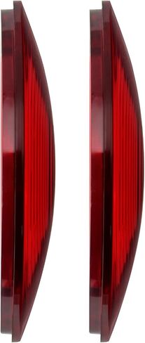 HDBUBALUS Flat Turn Signal Light Red Lens Cover 3.25" Fit For Harley Touring Road King Electra Glides Ultra Glide Road Glide Street Glide 1986-up 2pc in Kuwait