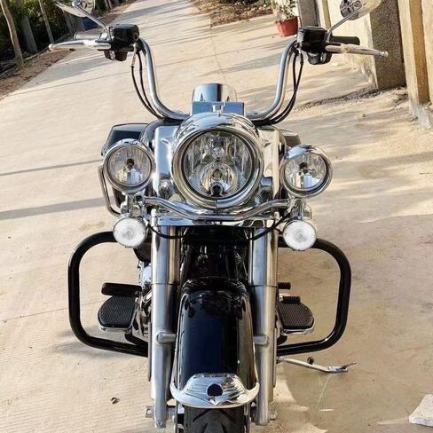 HDBUBALUS Flat Turn Signal Light Red Lens Cover 3.25" Fit For Harley Touring Road King Electra Glides Ultra Glide Road Glide Street Glide 1986-up 2pc in Kuwait
