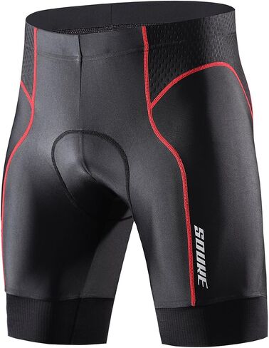 Souke Sports Men's Cycling Shorts Padded Bike Half Pants Bicycle Biking Tights in Kuwait