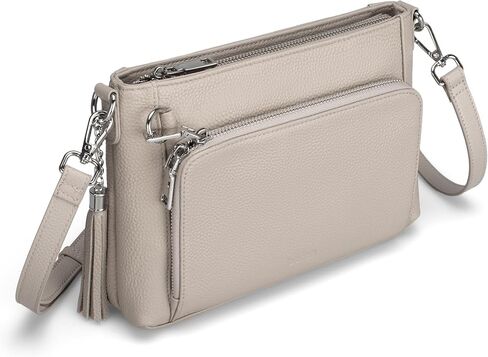 befen Anti Theft Genuine Leather Crossbody Bags for Women Handbags and Shoulder Basg with Built in Wallet RFID Leather Purse in Kuwait