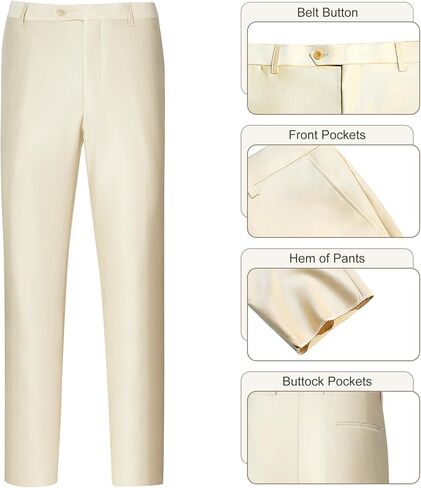 بدلة الرجال النحيفة ملائمة 3 قطع للرجال ، وزر واحد شال الصلب شال السترة السترة سترة in Kuwait