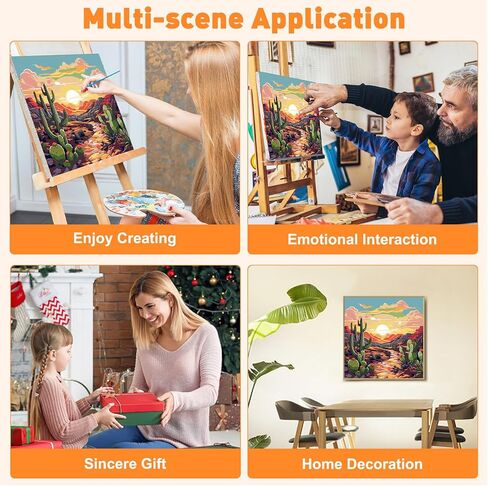 MAXBYE Colorful Daisies Paint by Numbers Kit for Adults with Frame, DIY Fantasy Flower Acrylic Paint by Numbers Kits on Canvas, Crafts for Adults for Gift Home Wall Decor 12x16inch in Kuwait