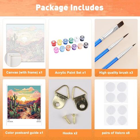 MAXBYE Colorful Daisies Paint by Numbers Kit for Adults with Frame, DIY Fantasy Flower Acrylic Paint by Numbers Kits on Canvas, Crafts for Adults for Gift Home Wall Decor 12x16inch in Kuwait