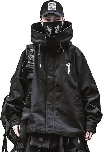 Niepce Inc Japanese Streetwear Zip Up Windbreaker Jackets for Men in Saudi Arabia