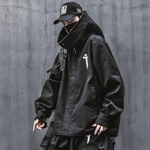 Niepce Inc Japanese Streetwear Zip Up Windbreaker Jackets for Men in Saudi Arabia