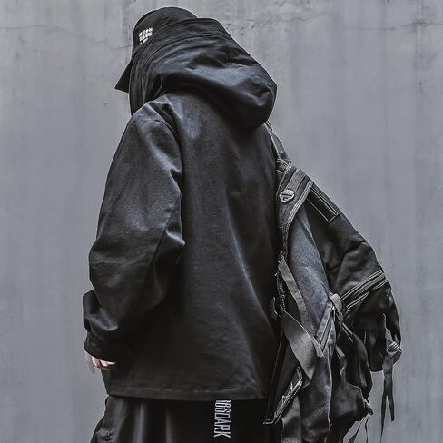 Niepce Inc Japanese Streetwear Zip Up Windbreaker Jackets for Men in Saudi Arabia